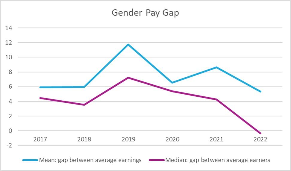Gender pay gap narrative VSO